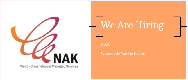 **Time Extension**Foreign Radio Planning Engineer Hiring